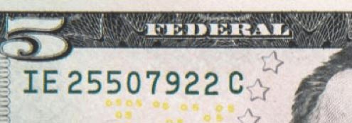Identificadores de billetes de la Reserva Federal