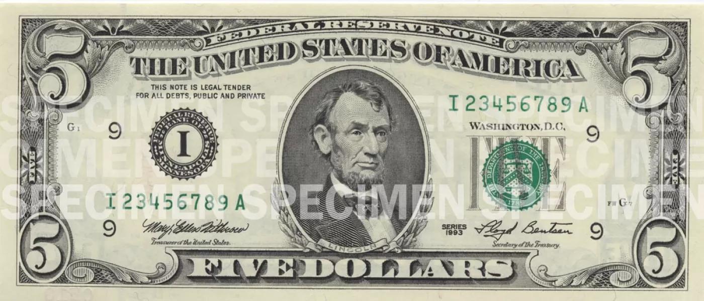 New, colorful $5 bill to debut this week