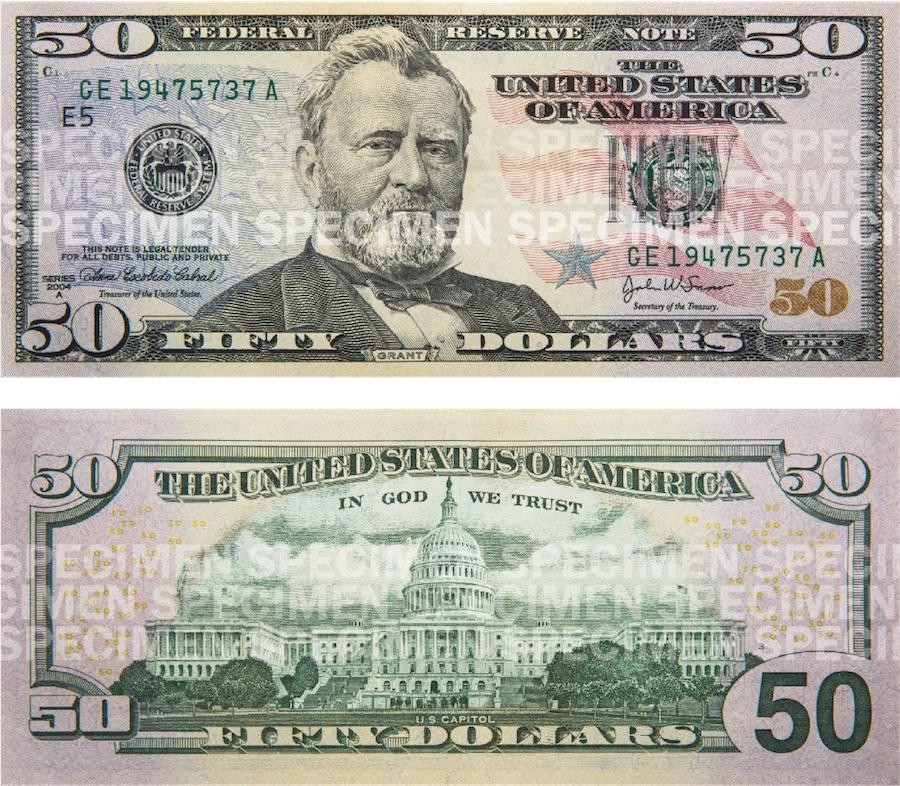 $50 Bills Through History