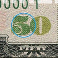 United States New Fifty Dollar ( $50 ) bill Features & Security