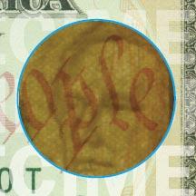 decoding a ten dollar bill